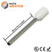 AW07518 - 20 AWG (18mm Pin) Insulated Ferrules - White - Ferrules Direct