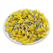 AW10010L - 18AWG (10mm Pin) Insulated Ferrules - Yellow - Large Cap - Ferrules Direct