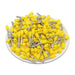 AW10012 - 18AWG (12mm Pin) Insulated Ferrules - Yellow - Ferrules Direct