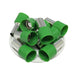 AW560018 - 0 & 1/0 AWG Insulated Ferrule - 18mm Olive Green - Ferrules Direct