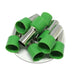 AW560025 - 0 & 1/0 AWG Insulated Ferrule - 25mm Olive Green - Ferrules Direct