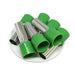 AW560030 - 0 & 1/0 AWG Insulated Ferrule - 30mm Olive Green - Ferrules Direct