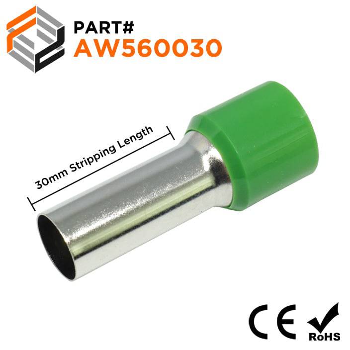 10pcs 0 Gauge Non-Insulated Wire Ferrule Amplifier Ferrules 0 AWG - Foto 14