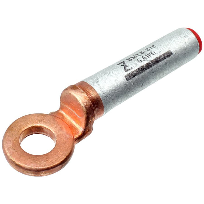 BML16-10 - Bimetallic Compression Lugs - 6 AWG (16mm²) - 3/8" Stud - Ferrules Direct