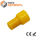 CEF1810YL - Steel Closed End Connector - 18-10 AWG - Ferrules Direct