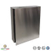 MPGamma CPN10012030 Solid Door Cabinet, Size: 40"x 48" x 12", 304 Stainless Steel, UL Listed - Ferrules Direct