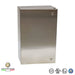 MPGamma CPN386021 Solid Door Cabinet, Size: 15"x 24" x 8", 304 Stainless Steel, UL Listed - Ferrules Direct