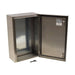 MPGamma CPN386021 Solid Door Cabinet, Size: 15"x 24" x 8", 304 Stainless Steel, UL Listed - Ferrules Direct