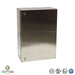 MPGamma CPN507025 Solid Door Cabinet, Size: 20"x 28" x 10", 304 Stainless Steel, UL Listed - Ferrules Direct
