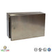 MPGamma CPN603821 Solid Door Cabinet, Size: 24"x 15" x 8", 304 Stainless Steel, UL Listed - Ferrules Direct