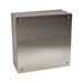 MPGamma CPN606025 Solid Door Cabinet, Size: 24" x 24" x 10", 304 Stainless Steel, UL Listed - Ferrules Direct