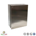 MPGamma CPN607525 Solid Door Cabinet, Size: 24"x 30" x 10", 304 Stainless Steel, UL Listed - Ferrules Direct
