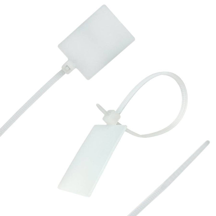 CT100LMT - Identification Cable Ties 130x2.5mm (5.125x0.098") NATURAL - Ferrules Direct