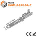 DJ611-2.8X0.5A-T - Tin Plated Male Open Barrel Quick Disconnect - Locking Tab - 22-16 AWG - Ferrules Direct