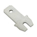 DJ6126-6.3x0.8-T - Tin Plated Brass Mechanical Tab with Hole 6.3x0.8mm Tab - Ferrules Direct