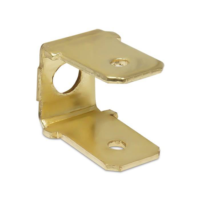 6.3mm Rivet Mount Quick Fit Terminals, Brass, Quick Disconnects, Dual ...