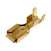 DJ621-B6.3D - Brass Female Quick Disconnect with Locking Tab - 14-12 AWG - Ferrules Direct