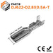 DJ622-D2.8X0.5A-T - Tin Plated Female Open Barrel Quick Disconnect - 22-16 AWG - Ferrules Direct