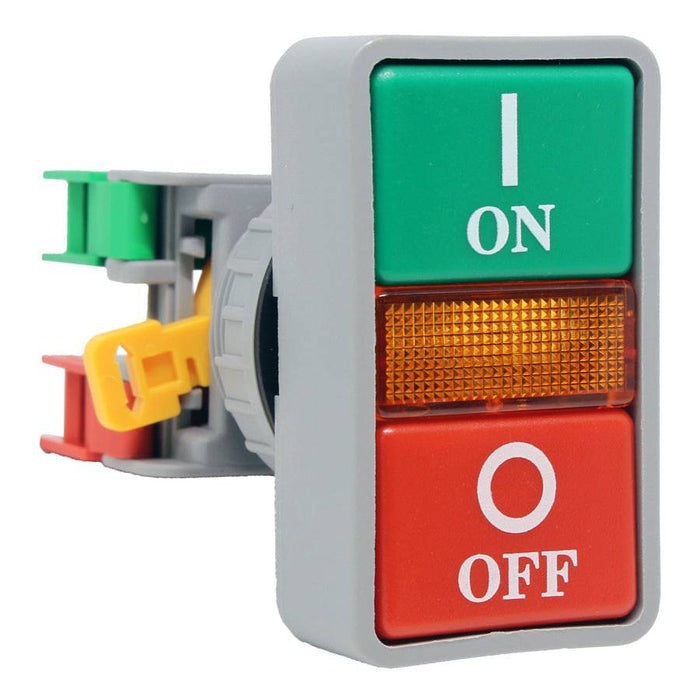 DPB30-1O/C - Double Push Button - 2 Contact (1O/C) - 30mm - 110V - Ferrules Direct