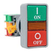 DPB30N-1O/C - Illuminated Double Push Button - 2 Contact (1O/C) - 30mm - 110V - Ferrules Direct