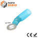 DSB10 - Polyethylene Heat Shrink Ring Term - 16-14 AWG - #10 Stud Blue - Ferrules Direct