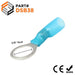 DSB38 - Polyethylene Heat Shrink Ring Term - 16-14 AWG - 3/8" Stud Blue - Ferrules Direct