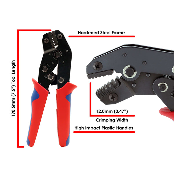 FD2410N - Crimping Tool - 24-10 AWG - Trapezoidal Profile - Ferrules Direct