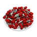 F40012R - 12 AWG (12mm Pin) Insulated Ferrules - Red - Ferrules Direct