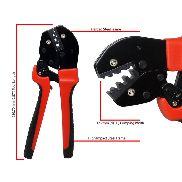 FD1006UL - Crimping Tool - For UL Approved Ferrules - 10-06 AWG - Ferrules Direct