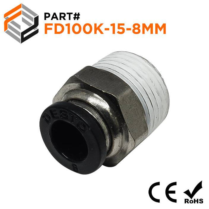 FD100K-15-8MM - 8mm Fitting for the FD100K - Ferrules Direct