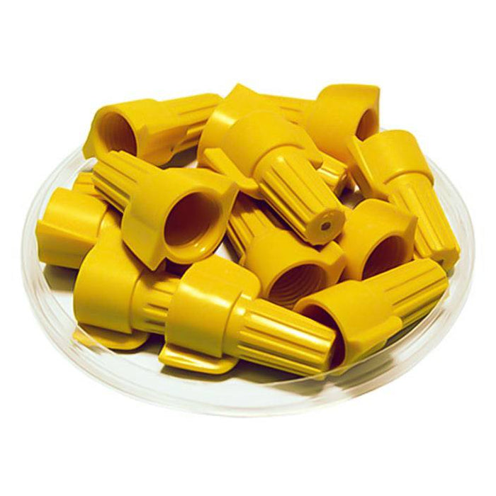FD11DWN - Double Wing Twist-On Wire Cap Connectors - 18-10 AWG - Yellow - Ferrules Direct