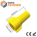 FD11DWN - Double Wing Twist-On Wire Cap Connectors - 18-10 AWG - Yellow - Ferrules Direct