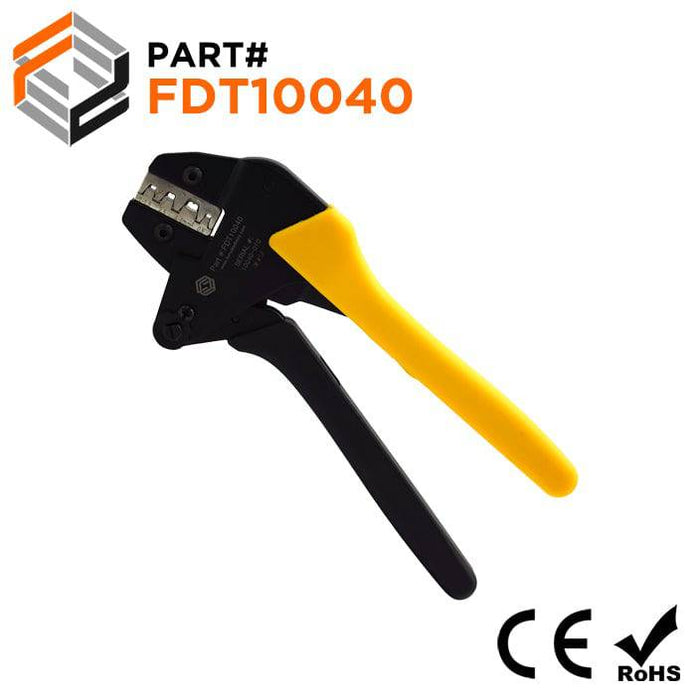 FDT10040 - Crimping Tool for Open Barrel Connectors (Faston B-Type Crimping) - 22-10 AWG