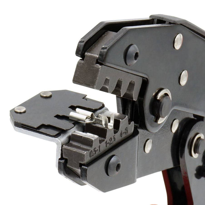 FDT100441 - 3-tab Positioner for 4.8mm wide Open Barrel Terminals - Ferrules Direct