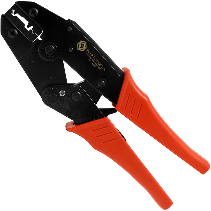 FDT10052A - Non Insulated Flag Quick Disconnect Crimping Tool - 12-10 AWG - Ferrules Direct