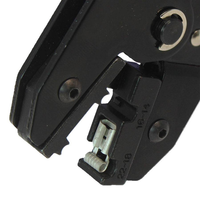 FDT10052 - Non Insulated Flag Quick Disconnect Terminals Crimping Tool -  22-14 AWG - Ferrules Direct