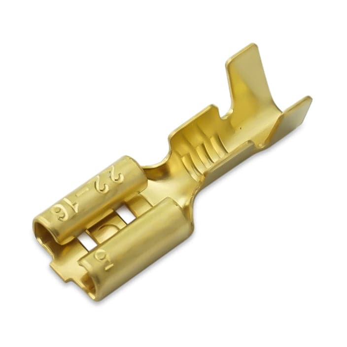 thumbnail image 2 of Buy Auto Supply 100pcs 22-18 Ga. Non-Insulated Female Quick Connect Terminals - Naked Disconnect 2 of 4