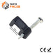 FNC5B - Flat Nail Cable Clip - Black - 5mm - Ferrules Direct