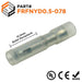 FRFNYD05-078 - Nylon Fully Insulated Female Bullet Connector - Double Crimp - 22-18 AWG - Ferrules Direct