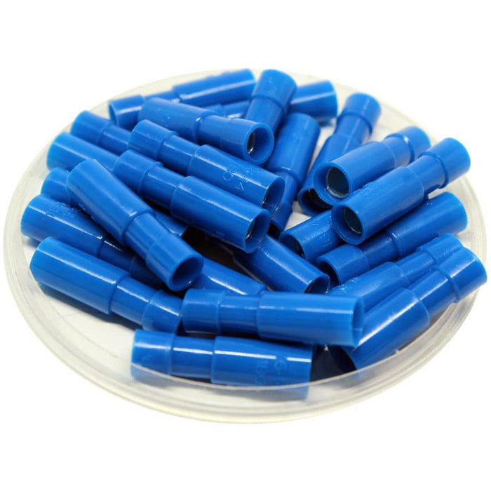 FRFNYD2-180 - Nylon Fully Insulated Female Bullet Connector - Double Crimp - 16-14 AWG - Ferrules Direct