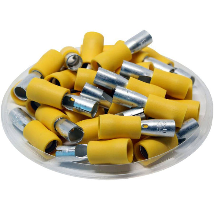 FRSV5-195 - Vinyl Insulated Female Bullet Connectors - 12-10 AWG - Ferrules Direct