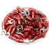 FSNYD1-37 - Nylon Flange Spade Terminal Double Crimp - 22-16 AWG - Red - Ferrules Direct