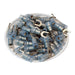 FSNYD2-4 - Nylon Flange Spade Terminal Double Crimp - 16-14 AWG - Blue - Ferrules Direct