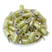 FSNYDS5-4 - Nylon Flange Spade Terminal Double Crimp - 12-10 AWG - Yellow - Ferrules Direct