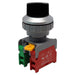 SS30-1O/C-BK - Twist Knob Switch - 2 Contact (1O/C) - 2 Positions (1-2) - Black - Ferrules Direct