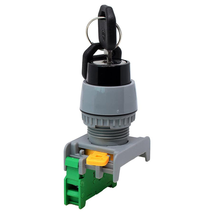 GKS22-1/O - 22mm Key Selector Switch - Drawable - Ferrules Direct