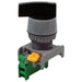 GLCS22-1/O-BK - Long Twist Knob Switch - 1 Contact (1/O) - 2 Positions (0-1) - Black - Ferrules Direct