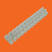 14 to 10 AWG Barrier Strip - 300v, 50A, 12 Poles, 11.5mm Pitch #GT1450B-12 - Ferrules Direct
