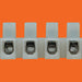 18 to 12 AWG Barrier Strip w/ Wire Protection - 300v, 20A, 12 Poles, 10mm Pitch #GT1450HB-10 - Ferrules Direct