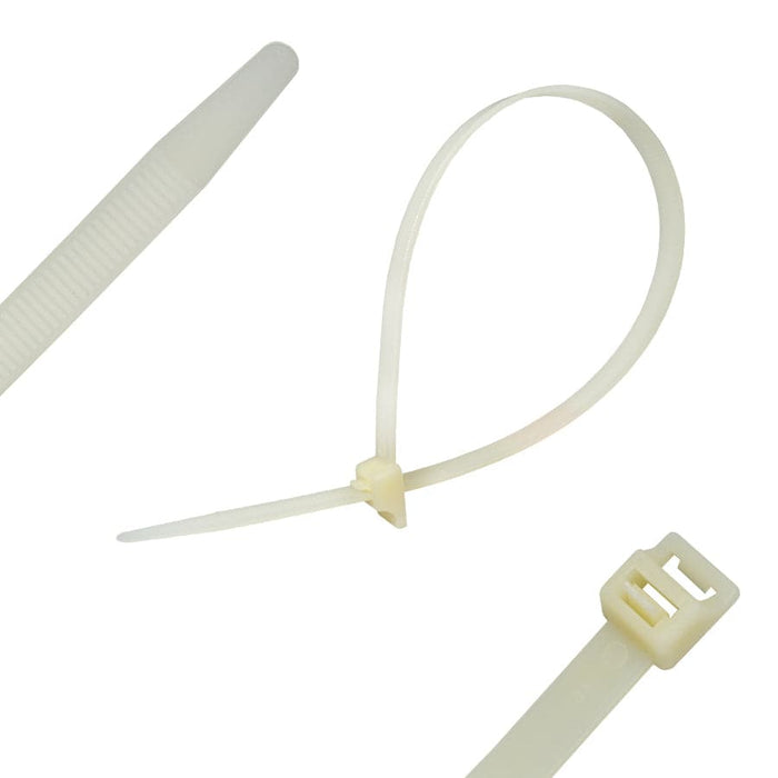 HRCV490XL - Releasable Ties - 490 x 12.8mm - Natural - Ferrules Direct